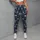 Navy And Ivory Starburst Motifs For Yoga, Pilates, Studio Days, And Everyday Errands Leggings - 5