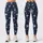 Navy And Ivory Starburst Motifs For Yoga, Pilates, Studio Days, And Everyday Errands Leggings - 3