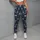 Navy And Ivory Starburst Motifs For Yoga, Pilates, Studio Days, And Everyday Errands Leggings - 4