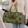 Sage Pine Holly and Candy Cane Christmas Motifs for Cozy Winter Holiday Travel Quilted Weekend Bag - 2