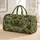 Sage Pine Holly and Candy Cane Christmas Motifs for Cozy Winter Holiday Travel Quilted Weekend Bag - 1
