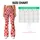 Red Heart Motif for Yoga, Pilates, and Everyday Romantic Style Leggings - 7