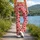 Red Heart Motif for Yoga, Pilates, and Everyday Romantic Style Leggings - 12