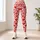 Red Heart Motif for Yoga, Pilates, and Everyday Romantic Style Leggings - 6