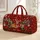 Crowned Reindeer, Gifts and Snowy Fir Trees for Cozy Christmas Winter Getaways Quilted Weekend Bag - 1
