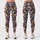 Navy And Tangerine Diamond Checks For Yoga, Pilates, Commuting And Everyday City Style Leggings - 3