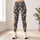Navy And Tangerine Diamond Checks For Yoga, Pilates, Commuting And Everyday City Style Leggings - 4