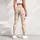 Peach Coral Ditsy Flowers for Yoga, Pilates and Everyday Spring Wear Leggings - 5