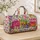 Colorful Gift Bags, Bows and Stars for Festive Holiday Shopping and Weekend Getaways Quilted Weekend Bag - 4
