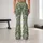 Sage Green Ditsy Wildflowers for Yoga, Pilates, and Everyday Style Leggings - 10