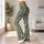 Sage Green Ditsy Wildflowers for Yoga, Pilates, and Everyday Style Leggings - 12