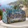 Icy Blue Christmas Village Snowfall for Festive Winter Getaways and Holiday Cheer Quilted Weekend Bag - 5