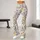 Ivory Wildflower Sprigs for Yoga, Pilates, and Everyday Spring Comfort Wear for Women Leggings - 10