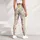 Ivory Wildflower Sprigs for Yoga, Pilates, and Everyday Spring Comfort Wear for Women Leggings - 6
