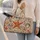 Rust Starfish and Seashells for Coastal Pier Days and Relaxed Weekend Beach Getaways Quilted Weekend Bag - 2