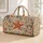 Rust Starfish and Seashells for Coastal Pier Days and Relaxed Weekend Beach Getaways Quilted Weekend Bag - 1