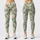 Daisy Flowers in Sage Green for Yoga, Pilates, Commutes, Weekend Errands and Everyday Wear Leggings - 3