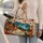 Autumn Mountain Road Trip with Lake, Compass and Fall Foliage for Scenic Getaways Quilted Weekend Bag - 2