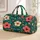 Teal Hibiscus And Coral Blooms For Sunny Poolside Escapes And Tropical Beach Getaways Quilted Weekend Bag - 1