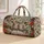Colorful Owl Couple with Pinecones and Winter Florals for Cozy Nature-Loving Getaways Quilted Weekend Bag - 1