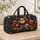 Santa Tailor Workshop Christmas Sewing Scene for Festive Holiday Travel and Craft Lovers Quilted Weekend Bag - 4