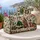 Geometric Santa and Nutcracker Christmas Scene for Festive Holiday Travel Quilted Weekend Bag - 5