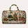 Geometric Santa and Nutcracker Christmas Scene for Festive Holiday Travel Quilted Weekend Bag - 6
