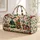 Geometric Santa and Nutcracker Christmas Scene for Festive Holiday Travel Quilted Weekend Bag - 1