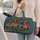 Colorful Patchwork Dachshund Dogs for Cheerful Weekend Getaways and Happy Dog Lovers Quilted Weekend Bag - 2