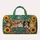 Pastel Aqua Cats, Puppies and Sunflowers for Sunny Garden Getaways and Pet Lovers Quilted Weekend Bag - 6