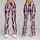 Pink Heart Stripes for Yoga, Pilates, Shopping and Everyday Casual Style Leggings - 9