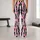 Pink Heart Stripes for Yoga, Pilates, Shopping and Everyday Casual Style Leggings - 10