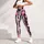 Pink Heart Stripes for Yoga, Pilates, Shopping and Everyday Casual Style Leggings - 5