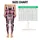 Pink Heart Stripes for Yoga, Pilates, Shopping and Everyday Casual Style Leggings - 3