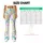 Colorful Crescent Moon Motifs on Charcoal for Yoga, Pilates, and Everyday Activewear Leggings - 7