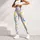 Colorful Crescent Moon Motifs on Charcoal for Yoga, Pilates, and Everyday Activewear Leggings - 4