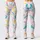 Colorful Crescent Moon Motifs on Charcoal for Yoga, Pilates, and Everyday Activewear Leggings - 3