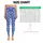 Cobalt Blue and White Doodle Motifs for Yoga, Pilates and Everyday Activewear Women Leggings - 1