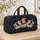 Santa Hat Christmas Chickens for Cozy Winter Getaways and Festive Holiday Travel Quilted Weekend Bag - 4