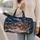 Alpine Snow Village and Christmas Cabin Scenery for Cozy Winter Holiday Getaways Quilted Weekend Bag - 2