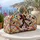 Retro Roller Skate and Vinyl Record Nostalgia for Disco Nights and Weekend Getaways Quilted Weekend Bag - 5