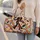 Retro Roller Skate and Vinyl Record Nostalgia for Disco Nights and Weekend Getaways Quilted Weekend Bag - 2