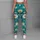 White Daisy Blooms on Teal for Yoga, Pilates, and Everyday Activewear Leggings - 4