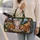 Fluffy Alpine Bakery Cat, Cabin And Pretzels For Cozy Mountain Getaway Adventures Quilted Weekend Bag - 2