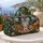 Fluffy Alpine Bakery Cat, Cabin And Pretzels For Cozy Mountain Getaway Adventures Quilted Weekend Bag - 5