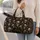 Vintage Sepia Skulls for Halloween Travel, Gothic Style and Dark Academia Getaways Quilted Weekend Bag - 2