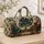 Retro Vinyl Record Tree And Jazz Musicians For Music Lover Weekend Travel Escapes Quilted Weekend Bag - 4