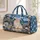 Blueberry Seaside Cat and Lighthouse for Coastal Weekend Getaways Quilted Weekend Bag - 1