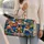 Gingerbread Pickleball Players for Festive Courtside Fun and Active Holiday Getaways Quilted Weekend Bag - 2