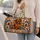 Puppy Paw And Dachshund Patchwork For Cozy Pet Lover Getaways And Family Travel Quilted Weekend Bag - 2